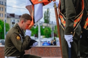 Липецкие выпускники простились с кадетским знаменем