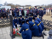 Обнаруженные в Липецкой области останки узников фашистского концлагеря перезахоронили в деревне Ивановка Воловского округа