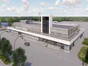Пока международный аэропорт «Липецк» не осуществляет полёты, арендатор приступил к капитальному ремонту фасада здания терминала