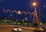 Специалисты МУП "Липецкгорсвет" приготовили для липчан сюрприз к Новому году.