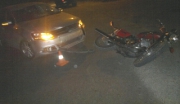 В Ельце иномарка столкнулась с мотоциклом.