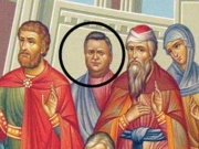 Казахстанского чиновника изобразили на фреске встречающим Христа.