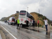 В провинции Анталья в Турции случилось ДТП с участием пассажирского автобуса