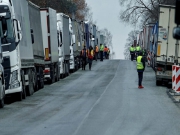 На границе Украины и Польши скопились очереди дальнобойщиков