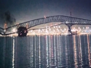 Арочный мост в американском штате Мэриленд недавно обвалился из-за столкновения с кораблём