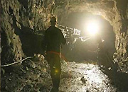 На шахте в Свердловской области произошло обрушение породы.