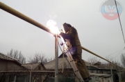 Участок газопровода поврежден в Макеевке в Донбассе из-за обстрела